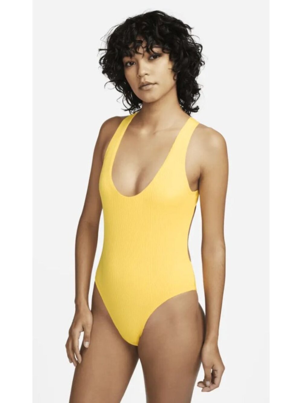 Nike Swim CrossBack‎ One-Piece Citrus NESSD230-858 Womens Large NEW with Tags